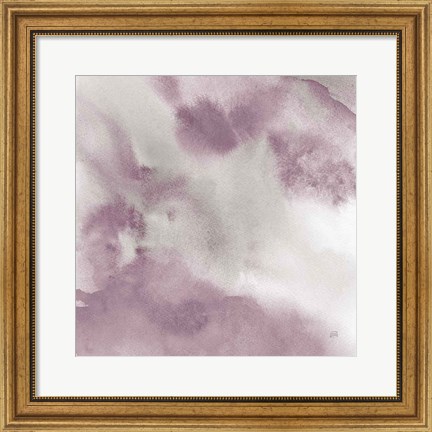 Framed Mauve Indigo Flow II Print