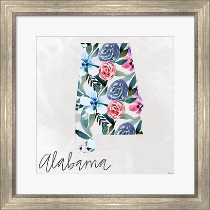 Framed Alabama Print