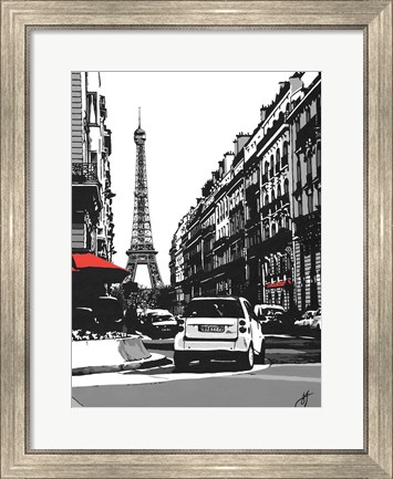 Framed Paris II - Black Print