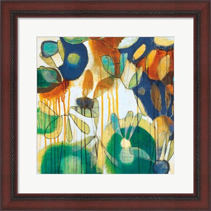 Framed Tropical Burst II Print