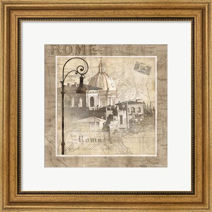 Framed When in Rome Print