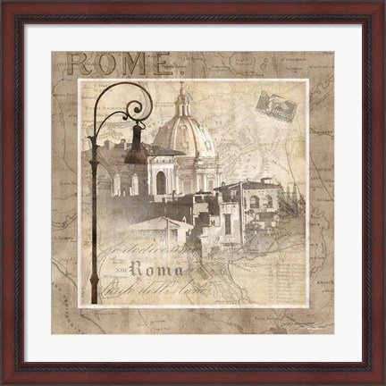 Framed When in Rome Print