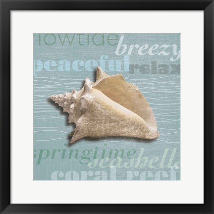 Framed Beach Collection IV Print