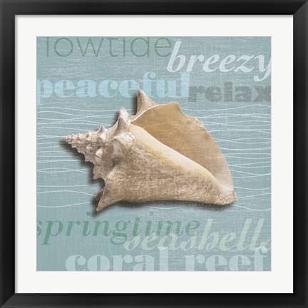 Framed Beach Collection IV Print