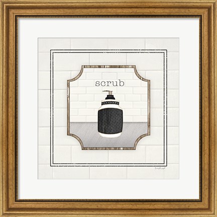 Framed Soap Scrub Print