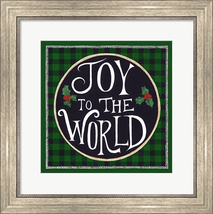 Framed Joy to the World Print