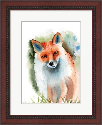 Framed Fox II Print