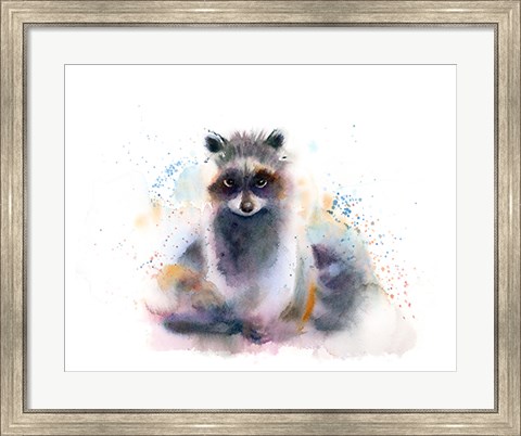 Framed Raccoon Print