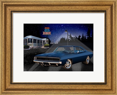 Framed 66 Muscle Print