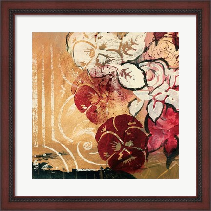 Framed Cranberries and Creme II Print