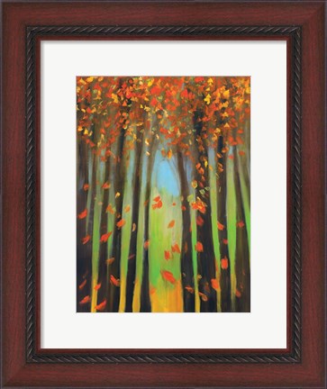 Framed Colors of Fall II Print