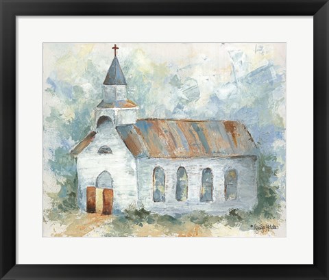 Framed Near the Cross Print