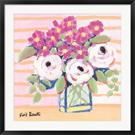 Framed Market Bouquet Print