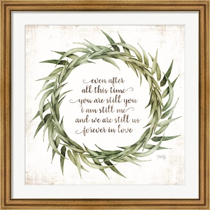 Framed Forever in Love Print