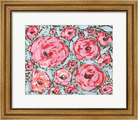 Framed Rose Party Print