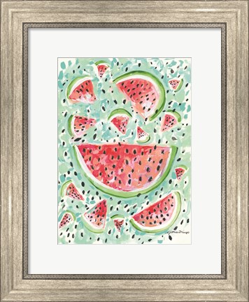 Framed Watermelon Weather Print