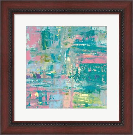 Framed Islands Abstract II Print