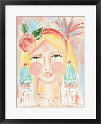 Framed Fresh Face II Neutral Print