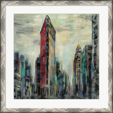 Framed Manhattan Flatiron Building Print