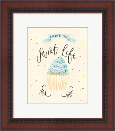 Framed Sweet Life IV Light Print