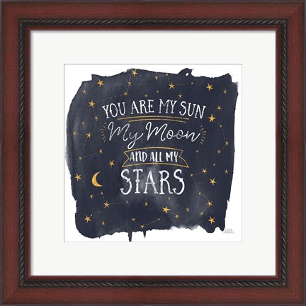 Framed Celestial Love IV Sq Print