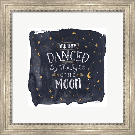 Framed Celestial Love II Sq Print