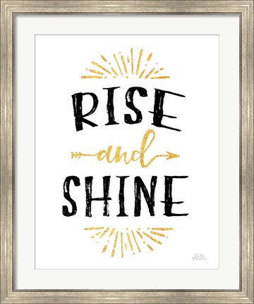 Framed Morning Motivation II Print