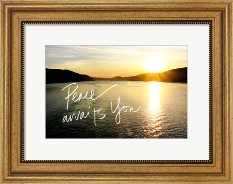 Framed Peace Awaits Print