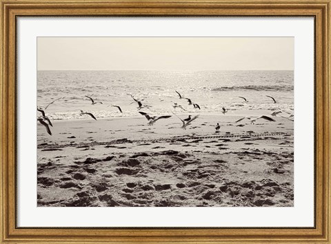 Framed Dream of the Beach I Print