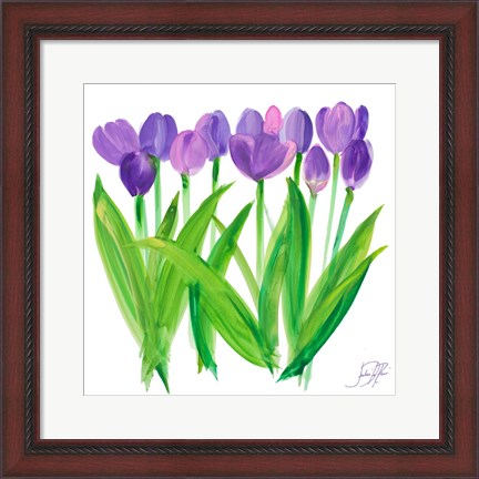 Framed Tulips II Print