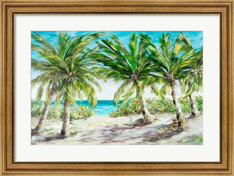 Framed Palm Escape Print