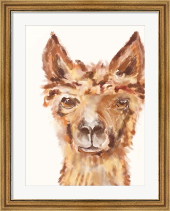 Framed Goofy Llama II Print