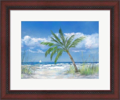 Framed Palm Tree Paradise Print