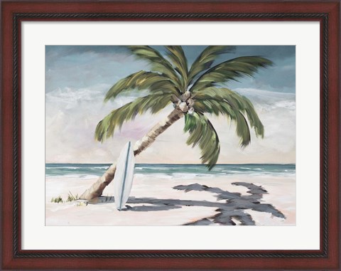 Framed Surfing Paradise Print