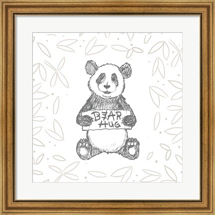 Framed Animal Hugs II Print