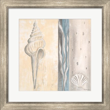 Framed Calming Sea I Print