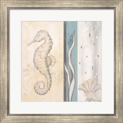 Framed Calming Sea II Print