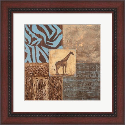 Framed Textures of Africa II Print