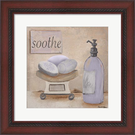 Framed Lavender Bath II Print