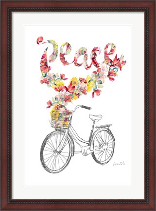 Framed Love &amp; Peace II Print