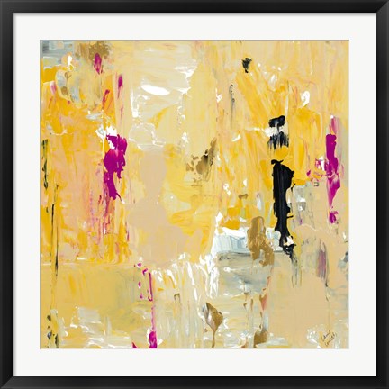 Framed Parisian Chic Abstract I Print