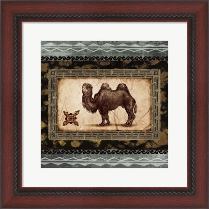 Framed African Expression Square I Print