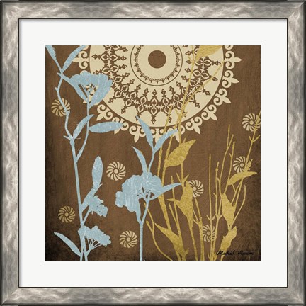 Framed Botanical Silhouettes II Print