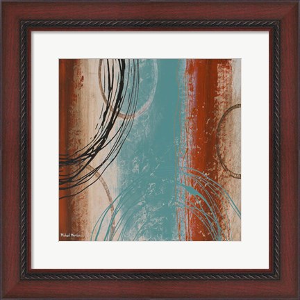 Framed Tricolored I Print