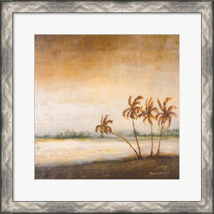 Framed Coastal Romance II Print