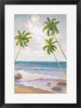 Framed Atlantic Seaside II Print