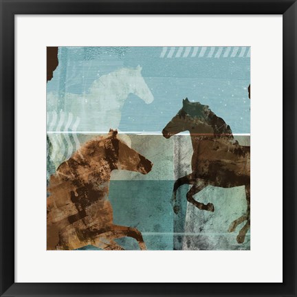 Framed Around the Stable II Print