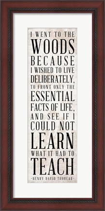 Framed Teach Print