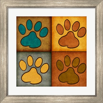 Framed Paws and Treats I Print