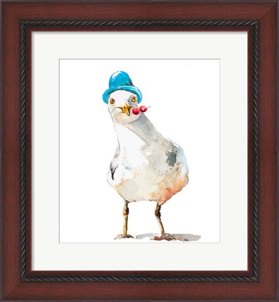 Framed Silly Seagull Print